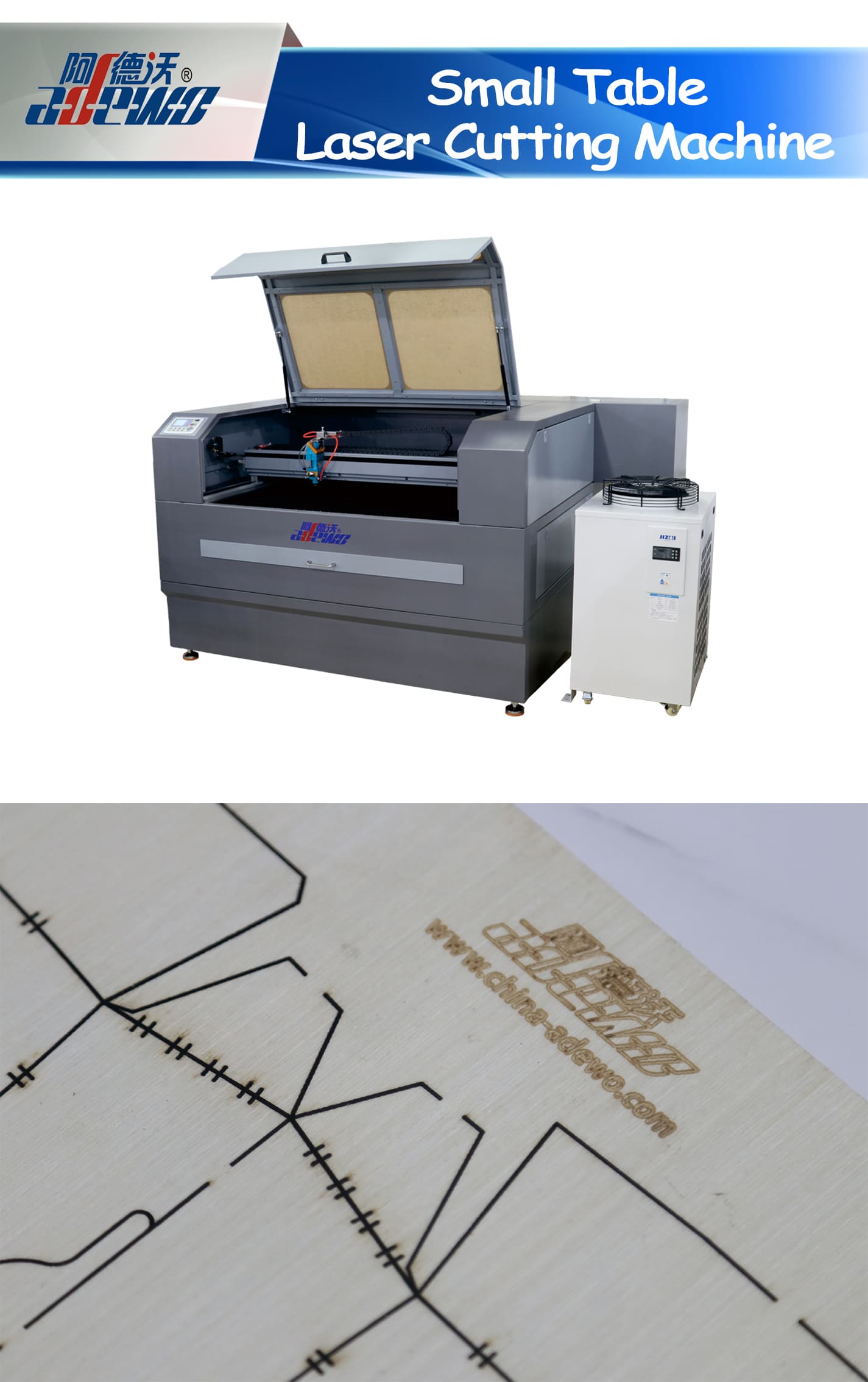 Kleine Tischlaserschneidemaschine