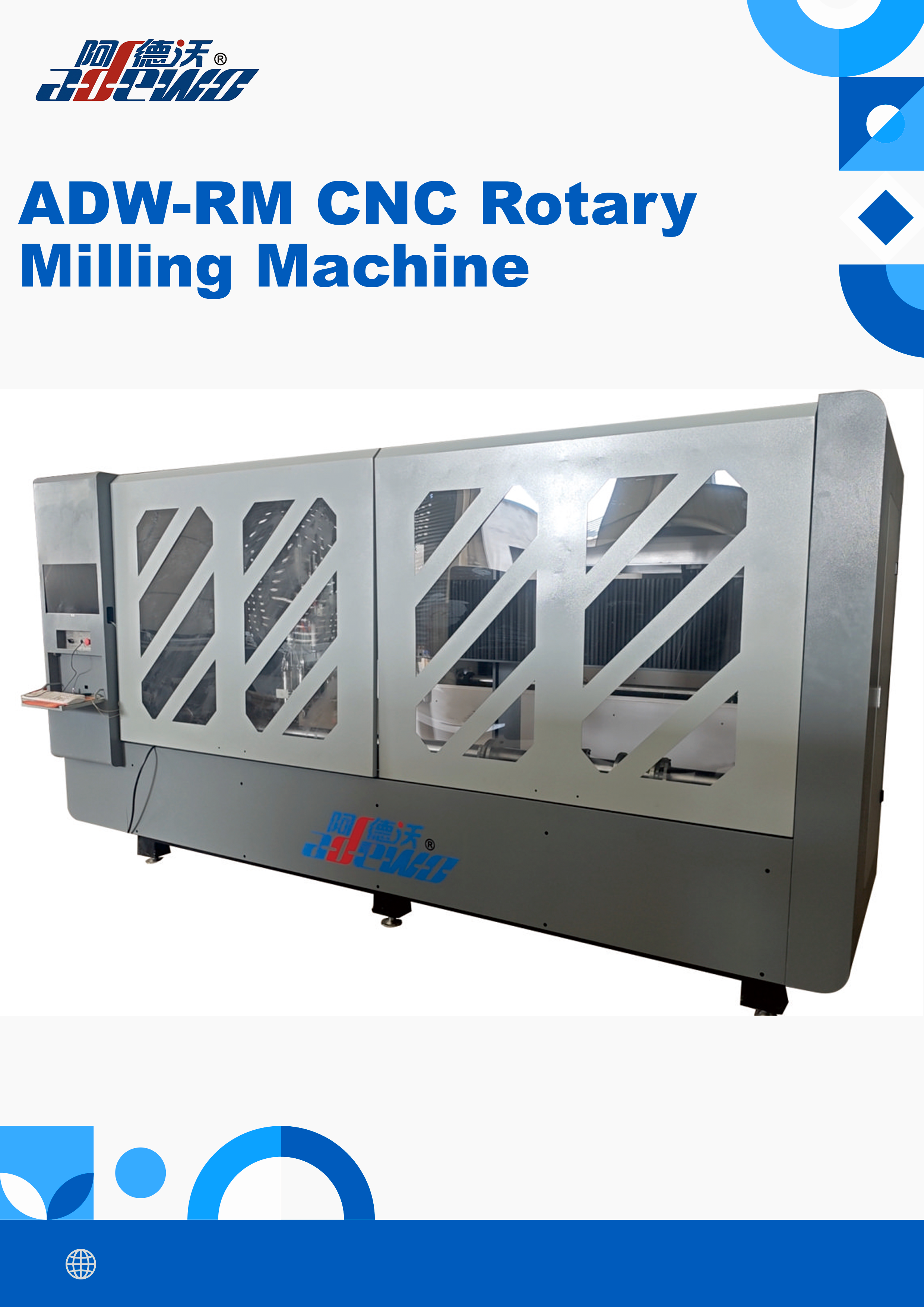 Maximieren Sie Effizienz und Präzision mit der CNC-Rotationsfräsmaschine ADW-RM