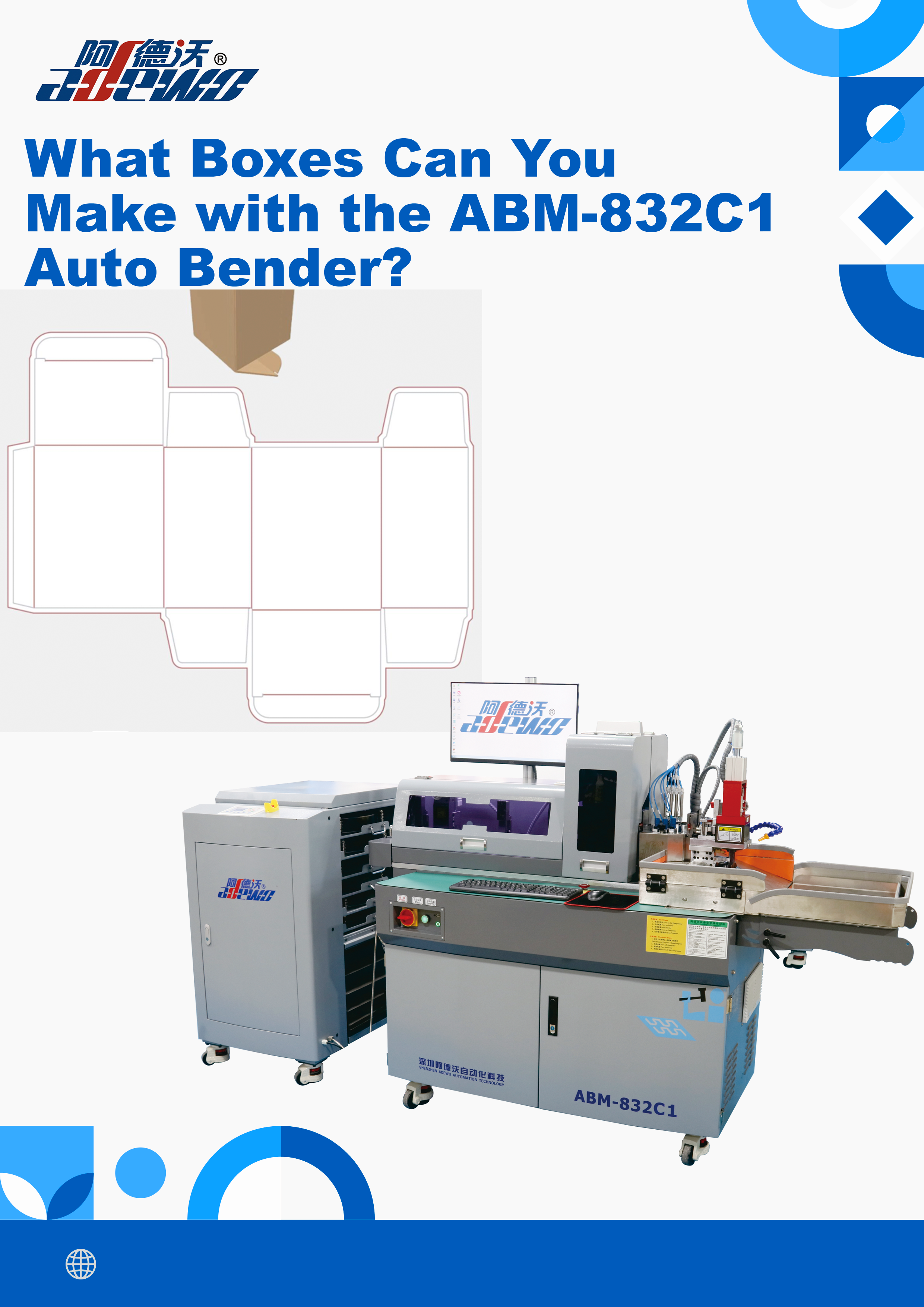 Welche Kartons können Sie mit der automatischen Biegemaschine ABM-832C1 herstellen?