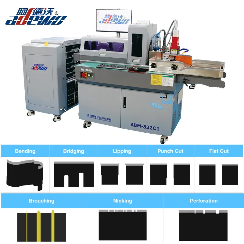 Automatische Biegemaschine 832C1 für die Verpackungs- und Druckindustrie