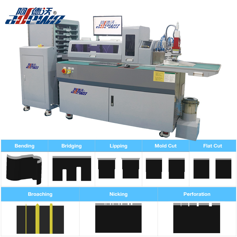 ABM-832C2 Multifunktions-Automatikbiegemaschine für Stahlmaßstäbe für BOBST-zertifizierte Stanzformhersteller