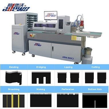 Automatische Stanzbiegemaschine ABM-860C2 mit hoher Regelbreite – flexibles Regelverarbeitungssystem