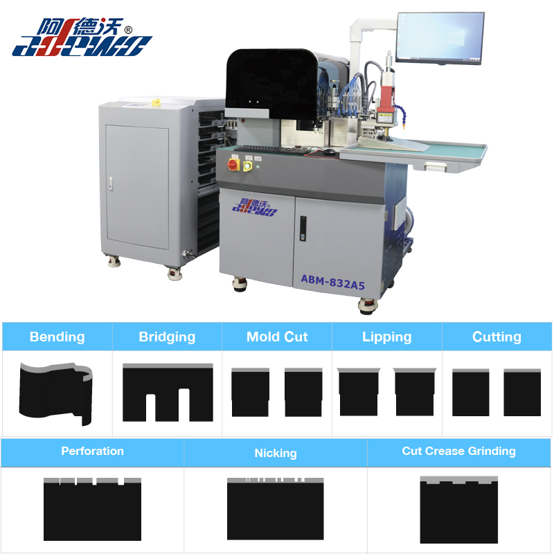 Automatische Stanzbiegemaschine für Karton